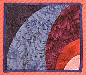 Priority Quilt No. 2650 - Mindful Moodling, XI (Vortex, Jr.) by Julie S.