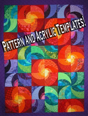 Radiant Suns pattern plus acrylic templates